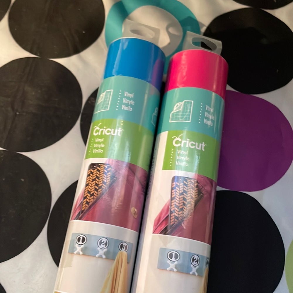 Cricut vinyl 2 rolls new with tags 12x48 each